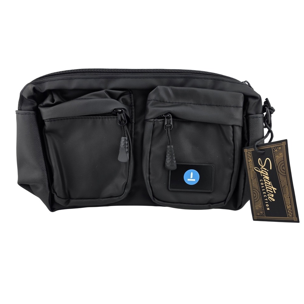 Origaudio Fanny Pack Mens OS Black NEW Signature‎ Collection Hip Belt Bag